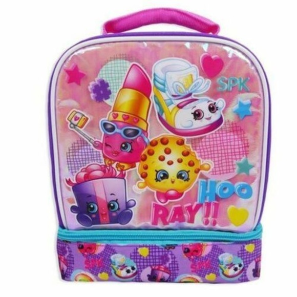 Shopkins Other - NWT Shopkins Lunch Bag w/ Zipper Insulated Pink Shopkins Other - NWT Shopkins Lunch Bag w/ Zipper Insulated Pink